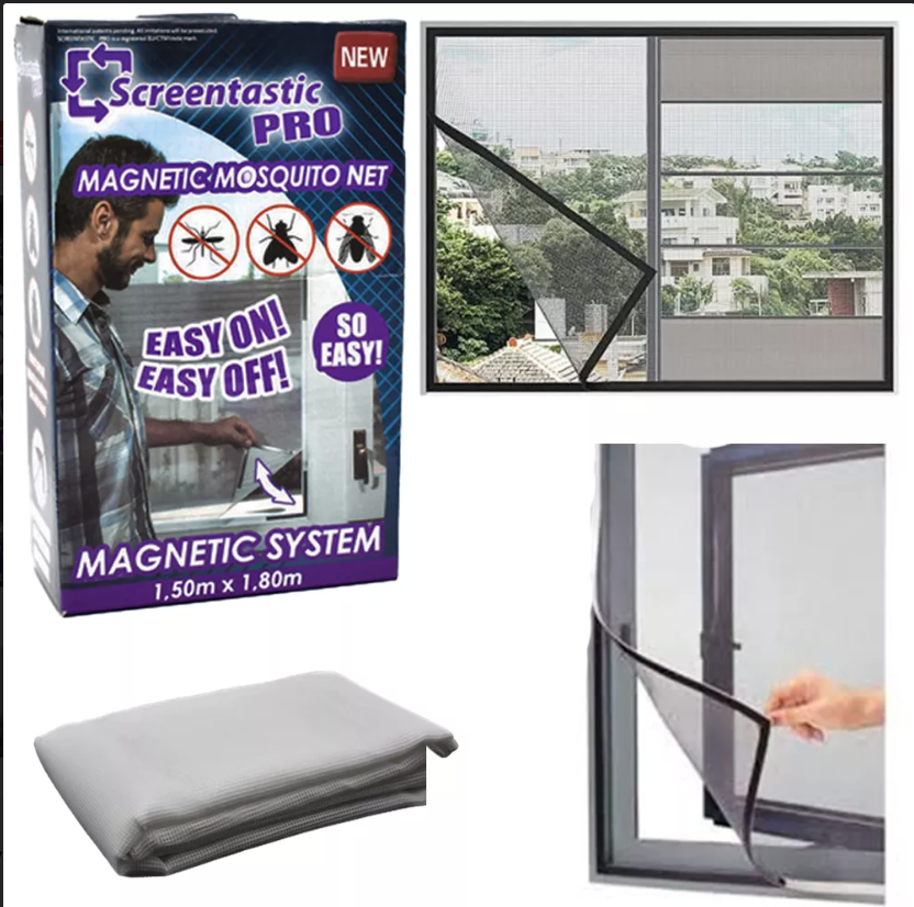 Plasa anti insecte Screentastic Pro cu prindere magnetica